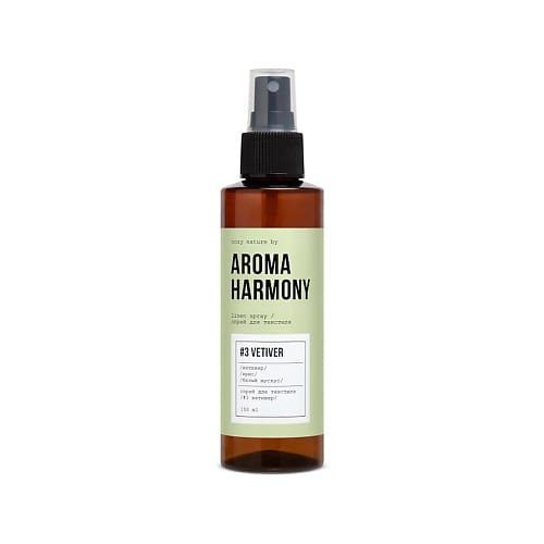 Aromaharmony ароматический спрей для текстиля №3 Vetiver — фото флакона