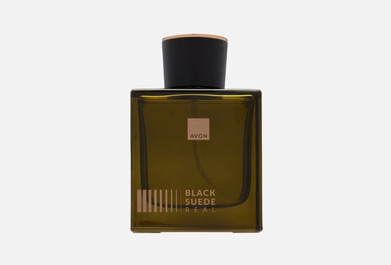 Avon Black Suede Real For Him — фото флакона