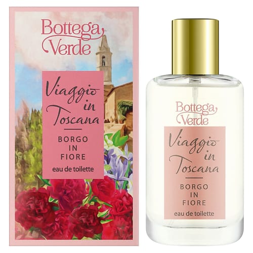 Bottega Verde туалеетная вода Viaggio In Toscana Borgo In Fiore — фото флакона