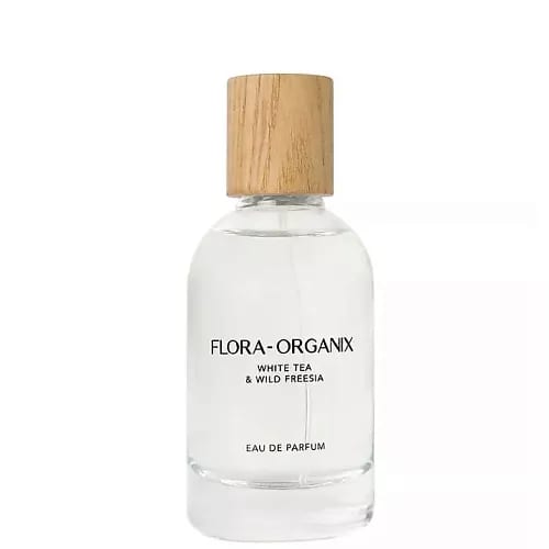 Flora Organix White Tea & Wild Freesia — фото флакона