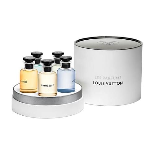 Louis Vuitton парфюмерный набор — миниатюры — фото флакона