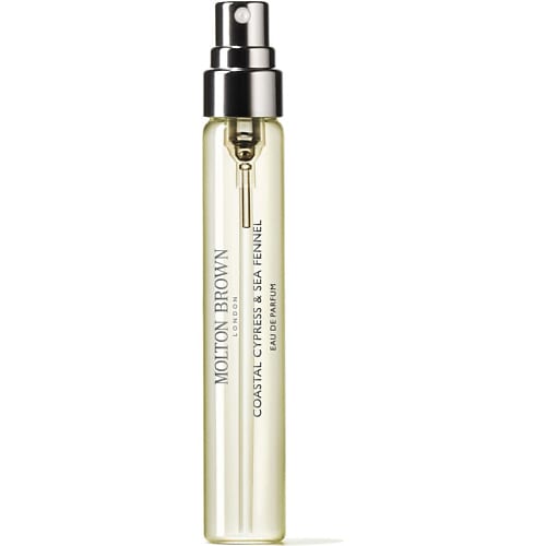 Molton Brown сменный блок в дорожном футляре Coastal Cypress & Sea Fennel — фото флакона