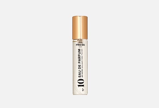 Press Gurwitz Perfumerie №10 Spicy Peach, Cedar, Tree Resin — фото флакона