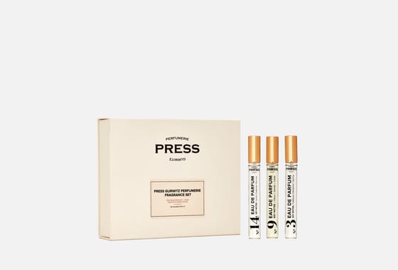 Press Gurwitz Perfumerie №3, 9, 14 3 шт — фото флакона