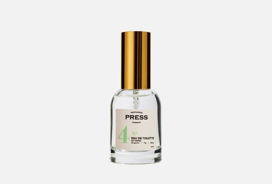 Press Gurwitz Perfumerie №4 Bergamot, Fig, Musk — фото флакона