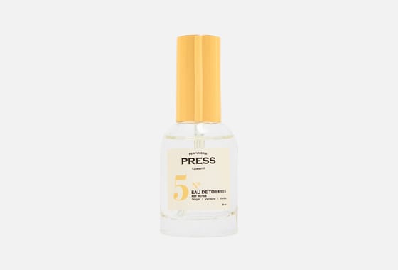 Press Gurwitz Perfumerie № 5 Ginger, Vanilla, Verviene — фото флакона