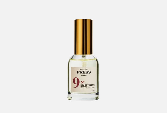 Press Gurwitz Perfumerie №9 Citrus, Sandal, Cedar — фото флакона