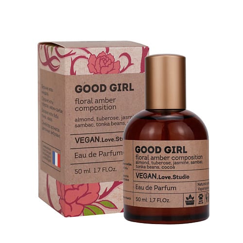Vegan.Love.Studio Good Girl миндаль кофе жасмин бобы тонка — фото флакона